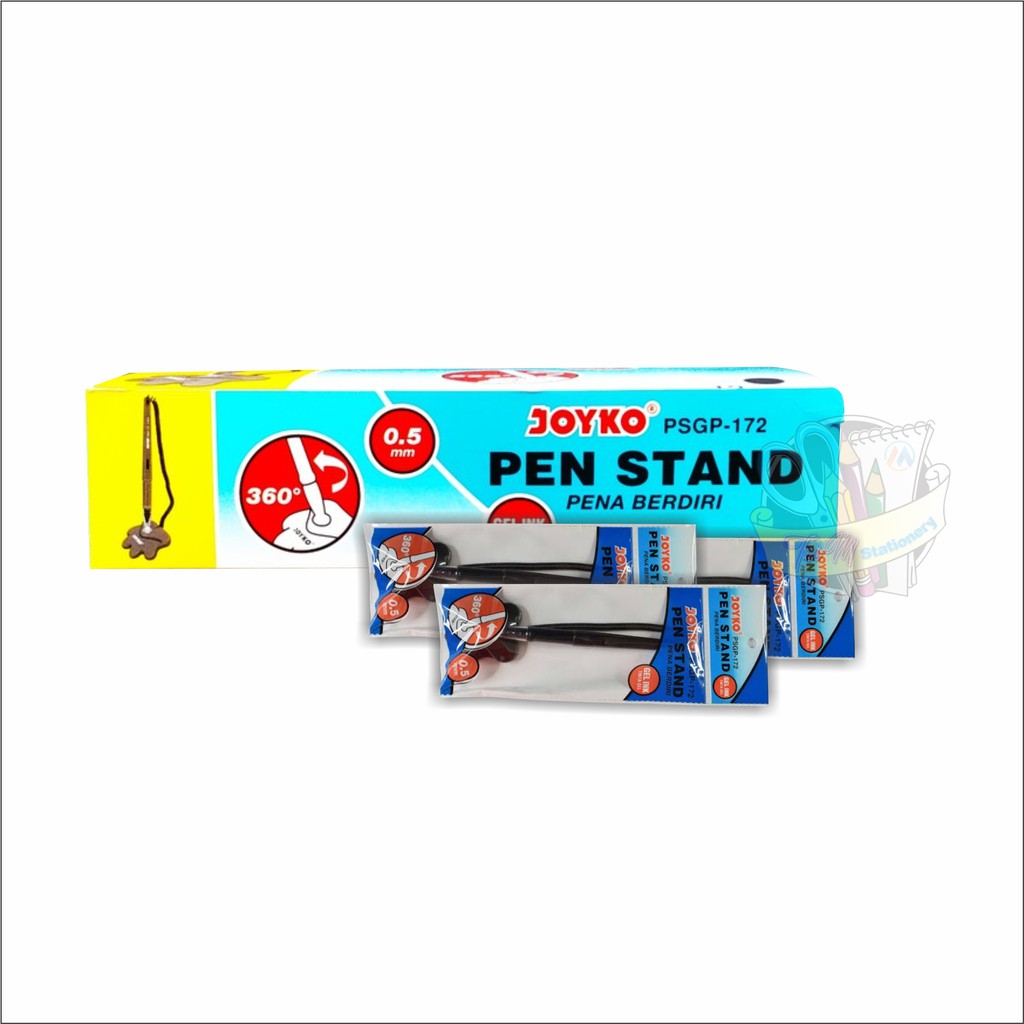 

Joyko Pulpen Meja PSGP-172 / Pena Berdiri / Pen Stand Hitam (12 pcs)