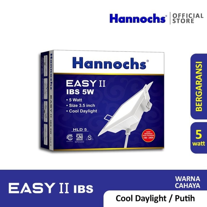 Downlight Hannochs Easy II Silver IBS 5 Watt Segi
