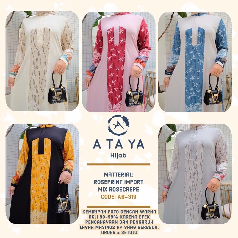 ATAYA HIJAB DRESS AB - 319 SABRINA