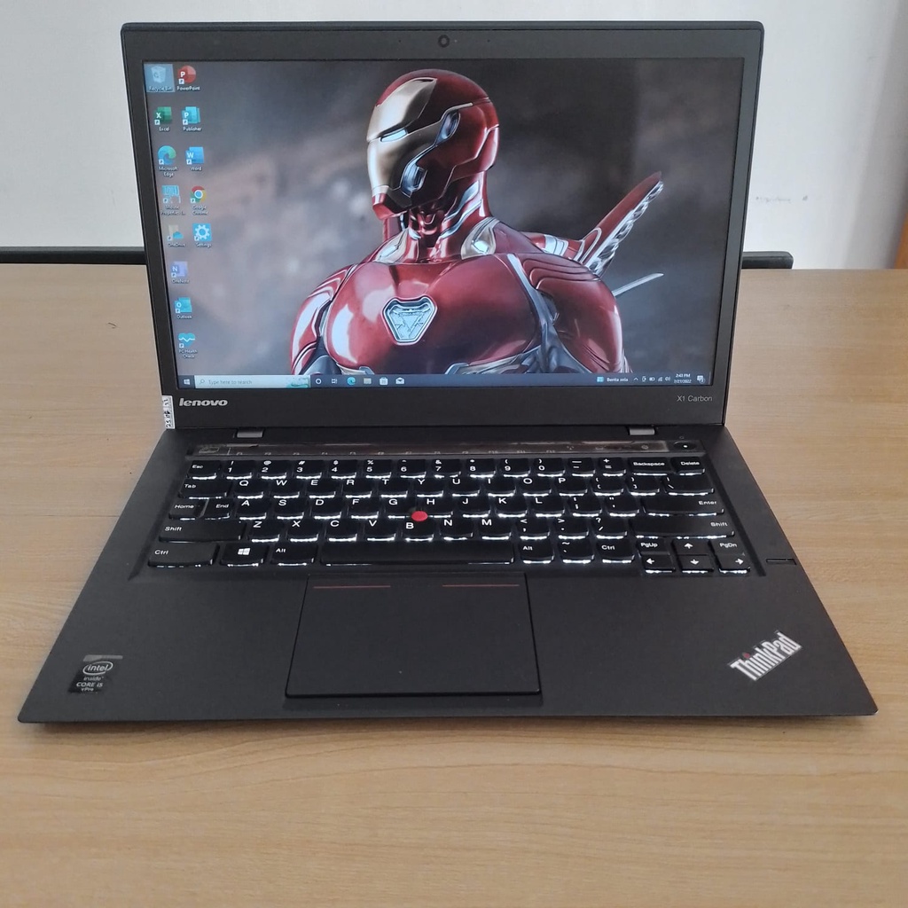 Lenovo X1 Carbon Touchbar Core i5 Gen 4 RAM 4GB SSD 128GB