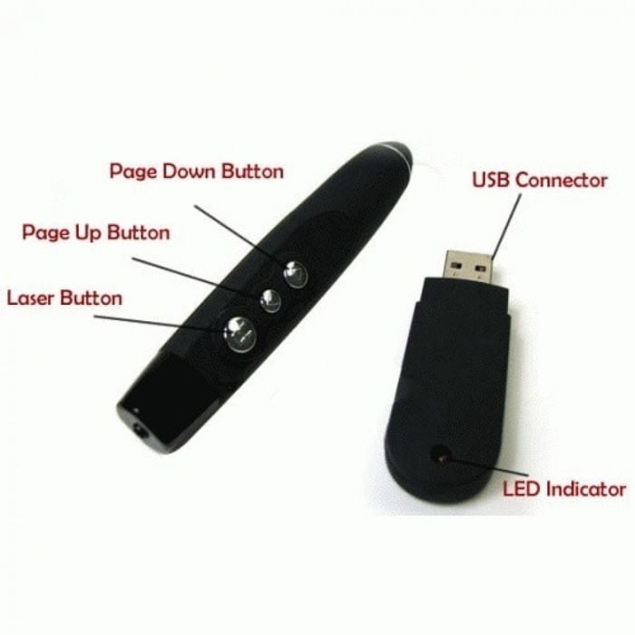 Usb Wireless Power Point Presenter presentasi With Laser Pointer murah