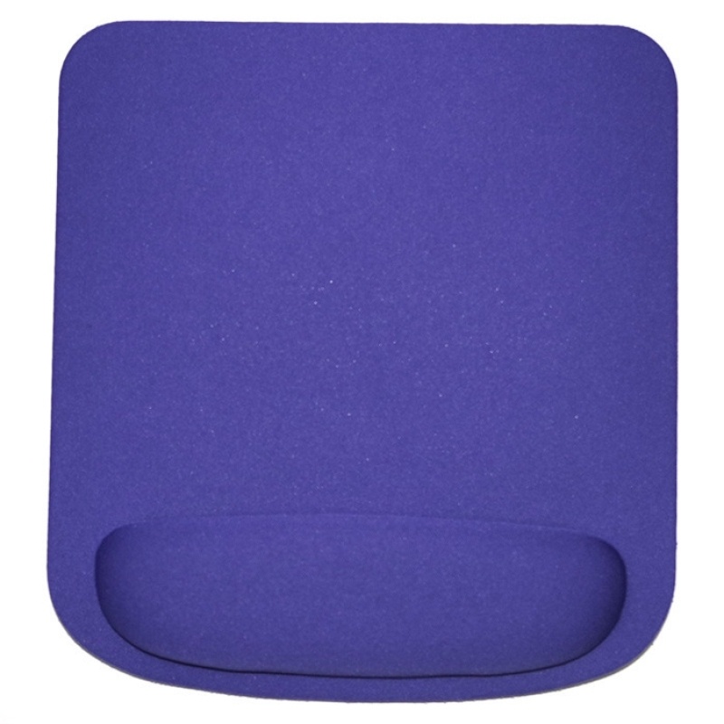 Mouse Pad Gaming Bahan Memory Foam Warna Polos Dengan Bantalan Pergelangan Tangan Untuk Anak