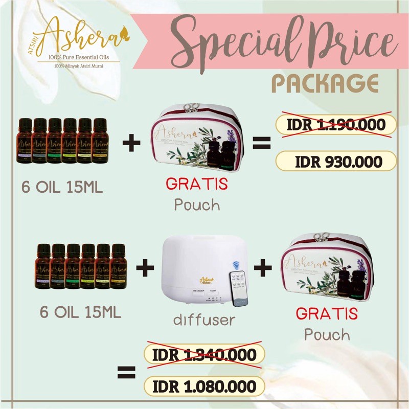 PAKET ATSIRI ASHERA 15 ML