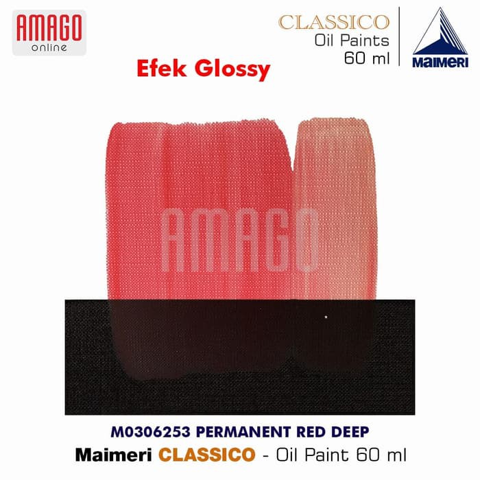 MAIMERI CLASSICO - OIL PAINT - PERMANENT RED DEEP - 60ML - M0306253