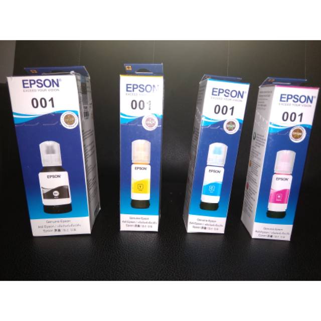 Satu Set Tinta Epson 001 Printer L4150 L4160 L6160 L6170