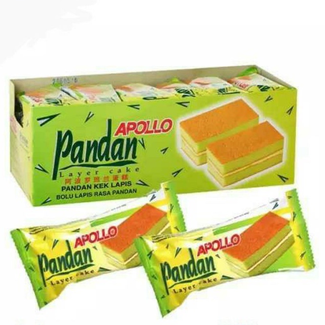 Apollo Layer Cake / Bolu Lapis Mini / Snack Bolu Malaysia / Mini Layer Cake / Apollo makassar