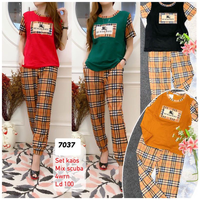 stelan kaos import 7037