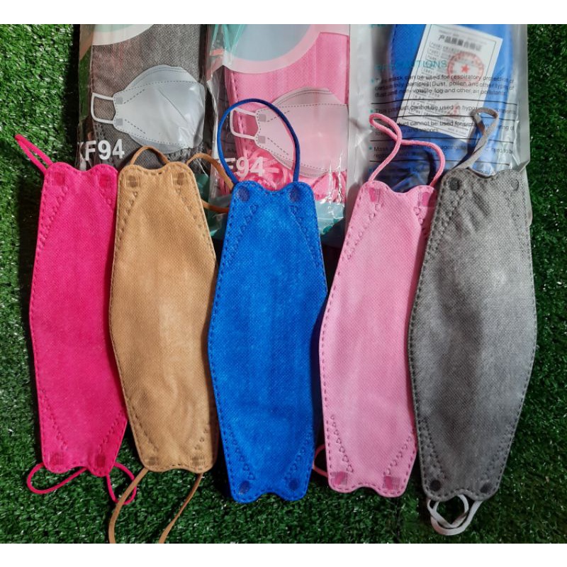 MASKER KF94 WARNA WARNI MIX ISI 10PCS