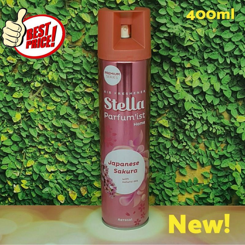 Stella Aerosol Premium 350+50ml Pengharum Ruangan Spray