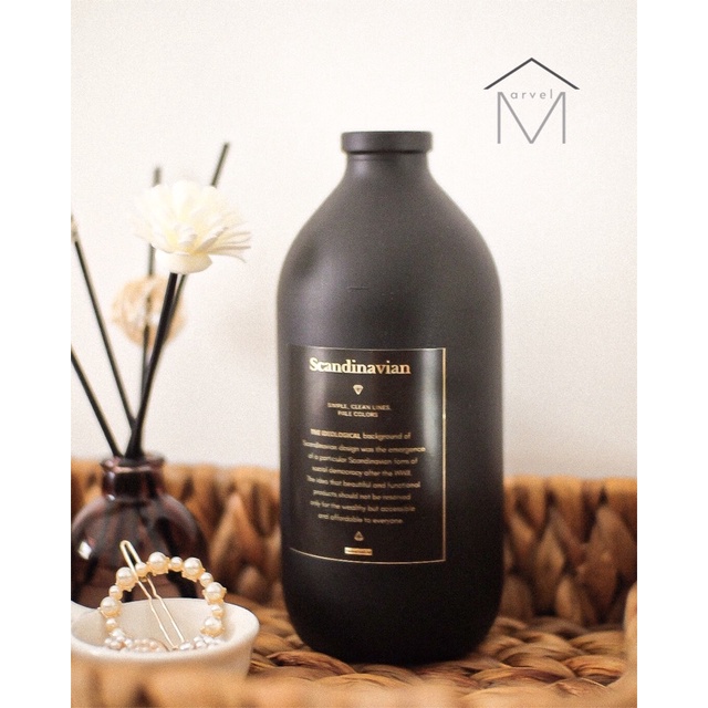 (BESAR) VAS BUNGA VINTAGE VAS AESTHETIC VAS HITAM GOLD EMAS KACA ESTETIK BOTOL VAS NORDIC SCANDINAVI