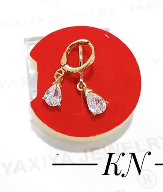 Xuping anting lapis emas 24k 2703f