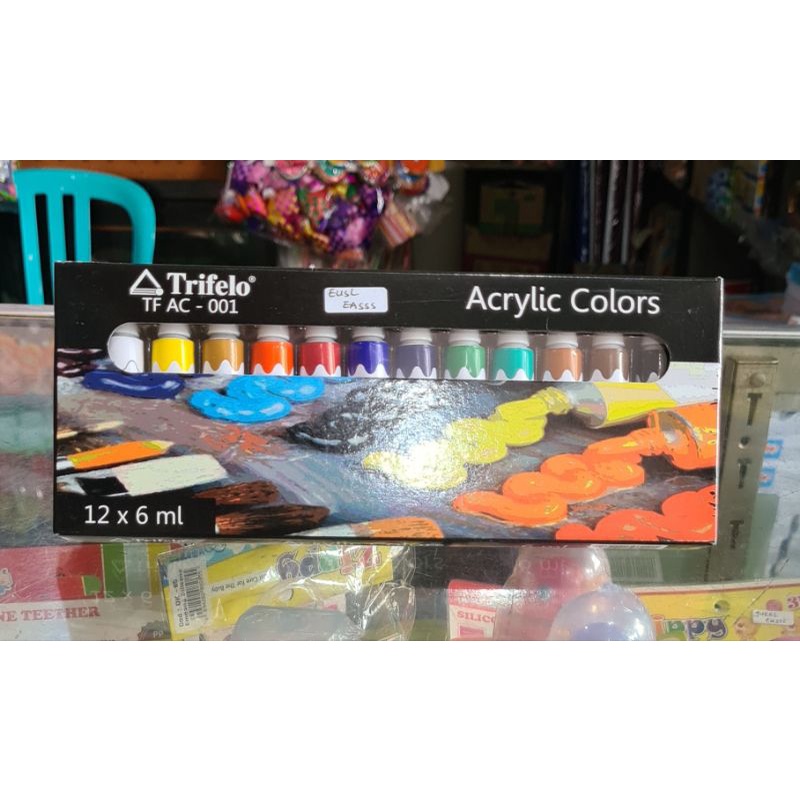 

Cat Akrilik / acrylic Trifelo12 warna