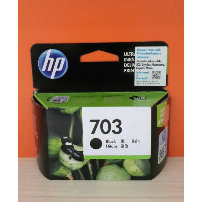 Tinta printer hp 703 balack original