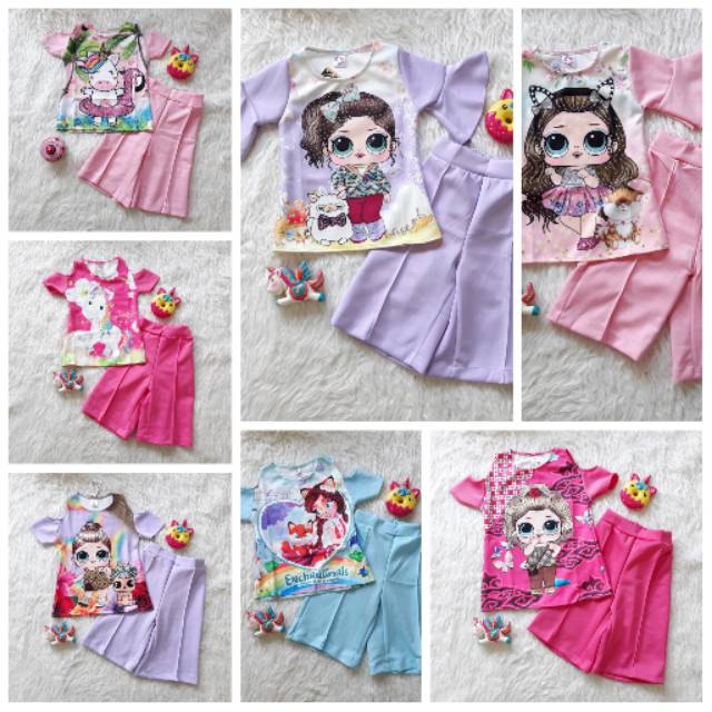 Grosir setelan scuba / grosir baju scuba / scuba anak / scuba murah