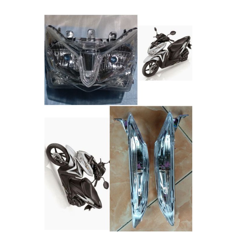 reflektor dan lampu depan vario 125 fi iss old vario 125 fi old