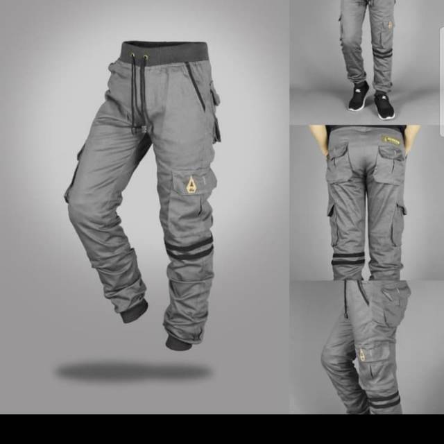 Cargo panjang pria celana jogger cargo terbaru
