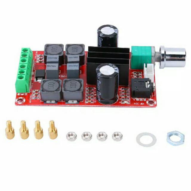 SOS> Amplifier TPA3116D2 stereo 2 channel 2x 50watt Dc24volt