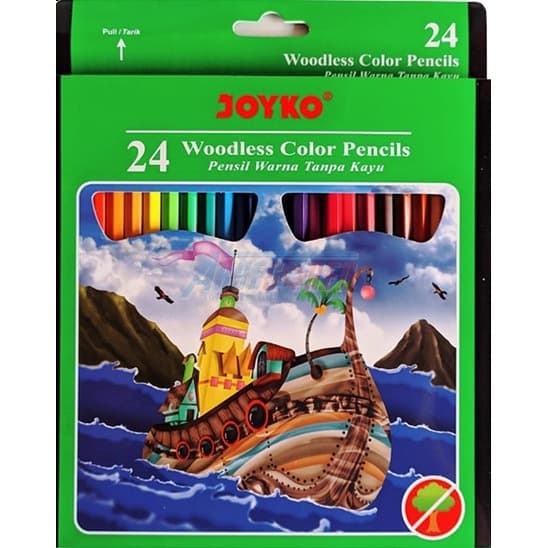 

WARNAPENSIL- PENSIL WARNA PENDEK JOYKO - 12 WARNA CP-107 -PENSIL WARNA