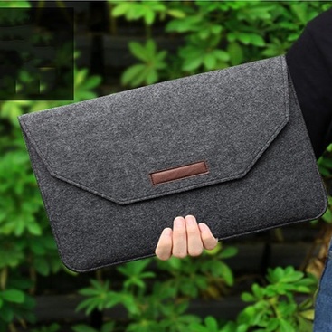 Rhodey Sarung Laptop dengan dompet Charger Sleeve Case Laptop with Pouch 15 Inch 13 inch Laptop Universal kantong Laptop pelindung notebook cover laptop Notebook Case Lightweight Laptop Bag Cotton Anti-scratch Simple 13 Inch Notebook Sleeve Case Power