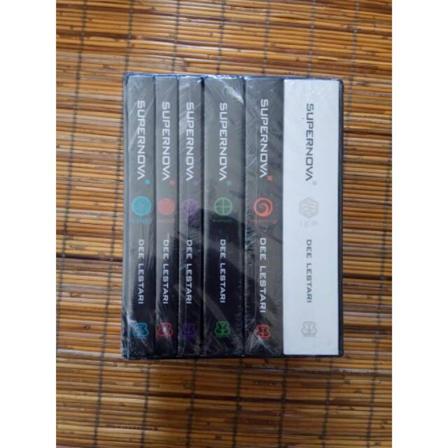 ORIGINAL Paket Box Set/Boxset 6 Novel Supernova By Dee Lestari