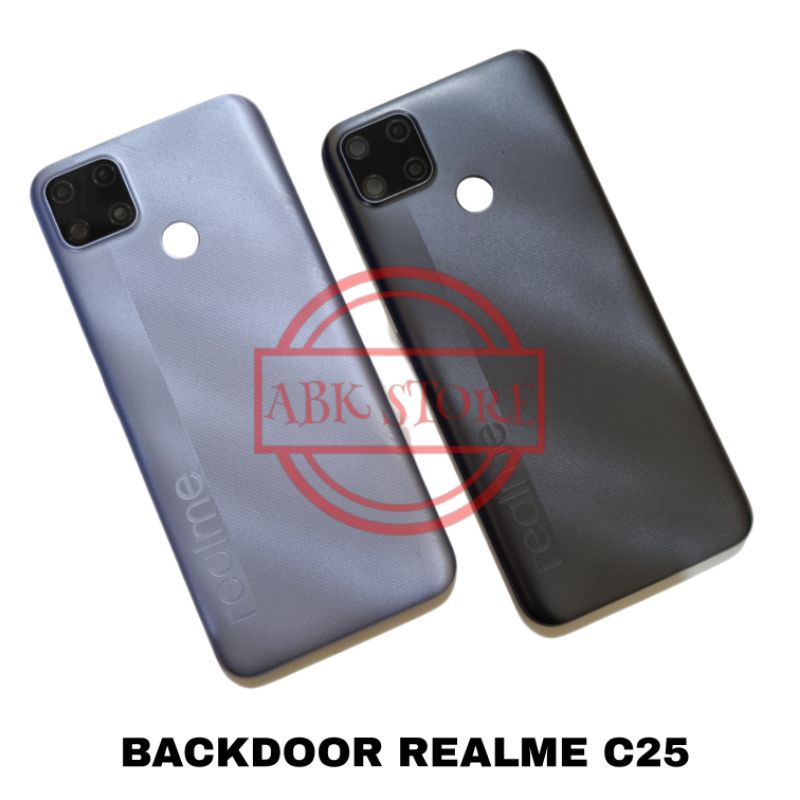 TUTUP BELAKANG BACKDOOR BACKCOVER BACK CASING REALME C25 HOUSING