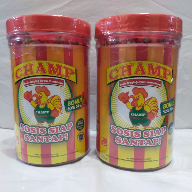 

Sosis Ayam Sapi Champ isi 26 siap makan