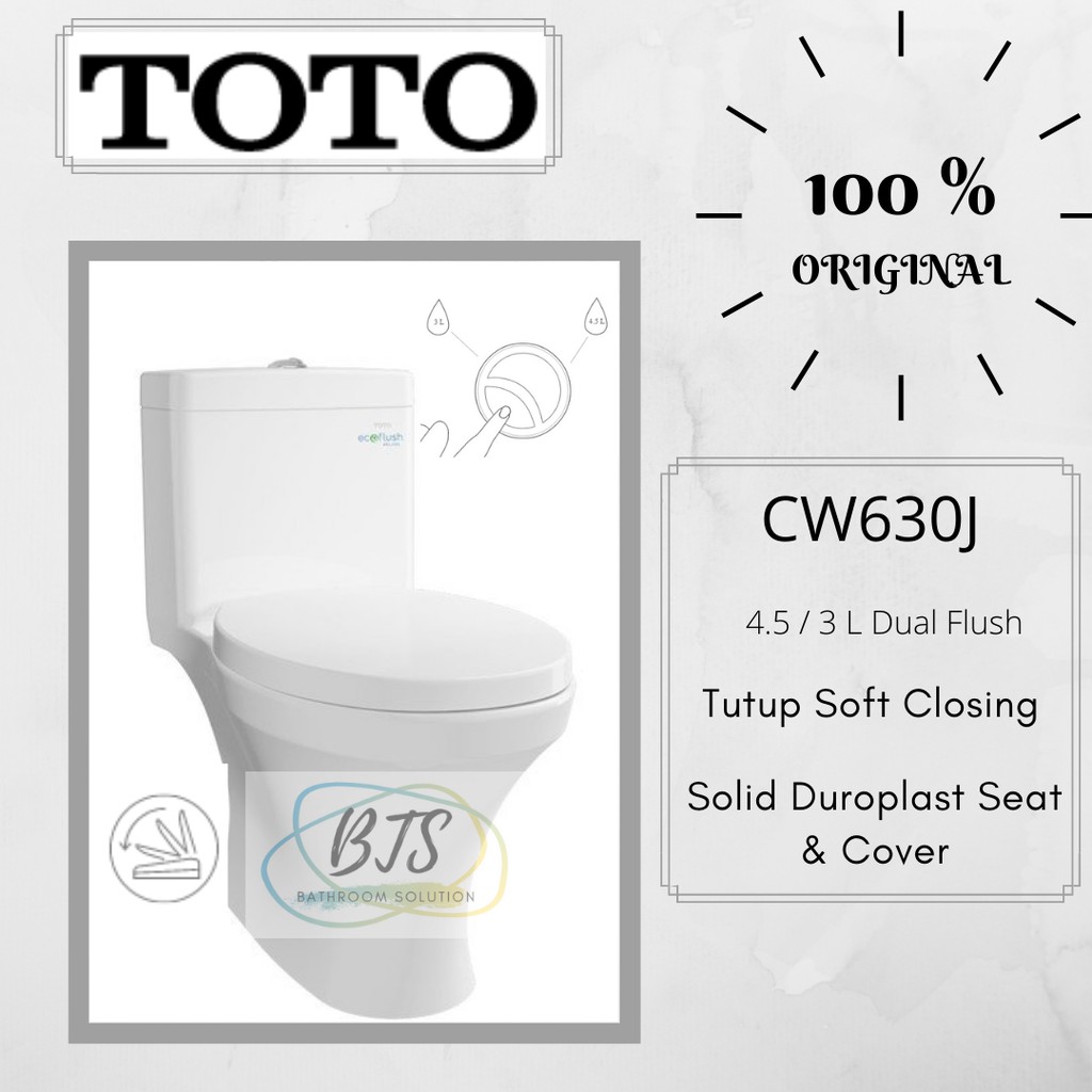 Closet duduk TOTO/kloset duduk TOTO CW630JW / CW 630JW / CW630 JW / CW630 / CW630JW/F