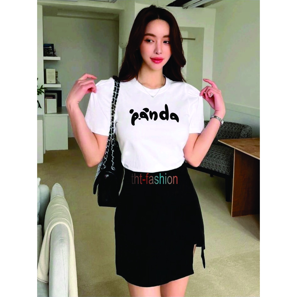 Baju cewek kaos distro wanita kaos oblong wanita lengan pendek