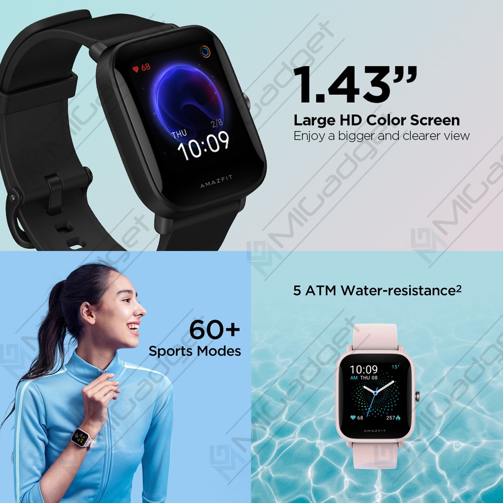 Amazfit Bip U Pro Smartwatch Sport Jam Tangan Digital Smart Watch