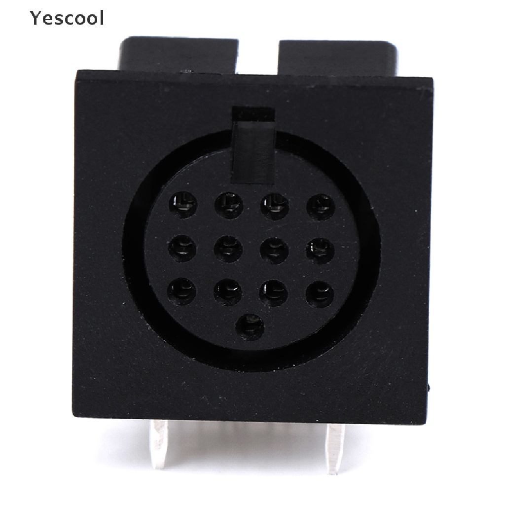 Yes Adapter Konektor Mount Panel PCB 13 Pin Sirkular Jack Female