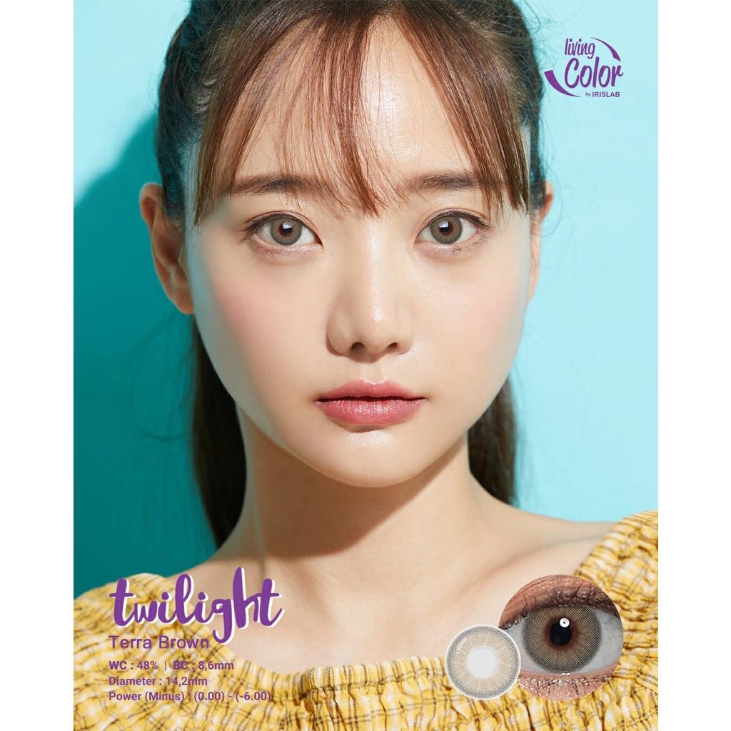 SOFTLENS TWILIGHT by IRISHLAB DIA 14.2MM NORMAL &amp; MINUS 0.50 s/d 2.50 + FREE LENSCASE  -KASIMURA