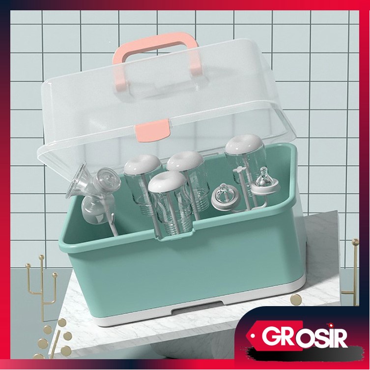 Grosir - H979 Rak Pengering Botol Susu Bayi / Rak Penyimpanan Multifungsi / Tempat Pengering Gelas