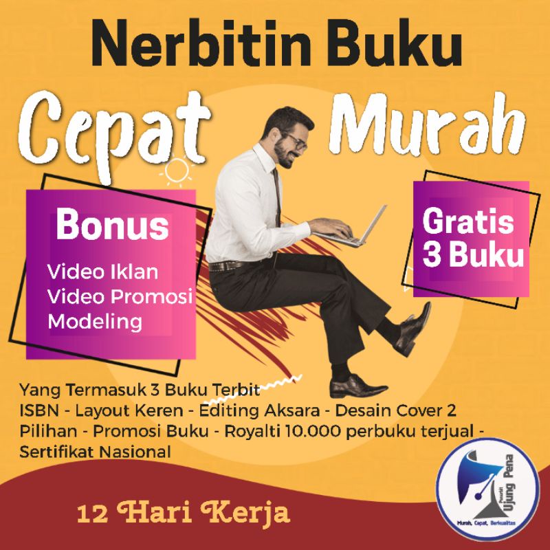 Nerbitin Buku Paket 262 Ribu (Gratis 3 buku terbit)