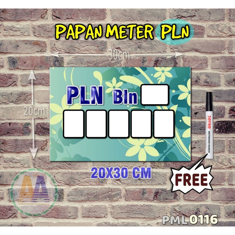 

Papan Meter Listrik PLN PAM motif Unik - Floral 16 - Toko2A