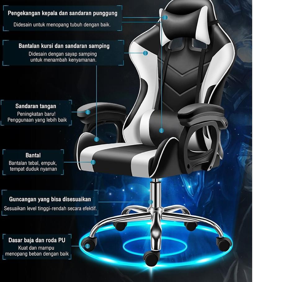 Fr Sale Bg Kursi Video Gaming Live Show Kursi Gaming Chair Gaming Kursi Kantor Model E 02s Shopee Indonesia