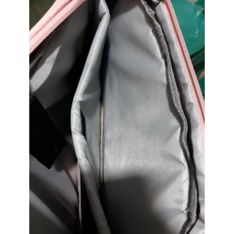 Tas Laptop Selempang Package Briefcase Waterproof 14 15 15 16 17 inch pink