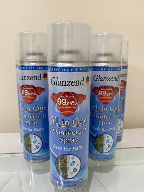 GLANZEND Disinfectant Spray 500ml [READY STOCK] | Pembunuh Virus dan Bakteri