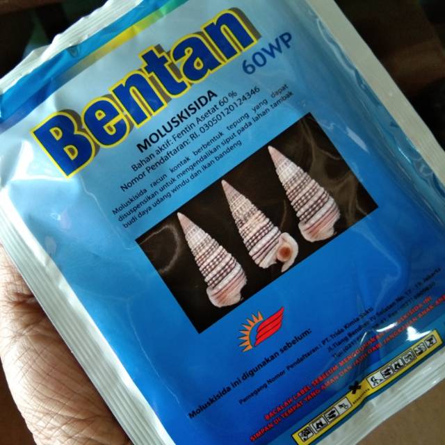 Bentan 60 WP kemasan 50 gram / Bentan Biru