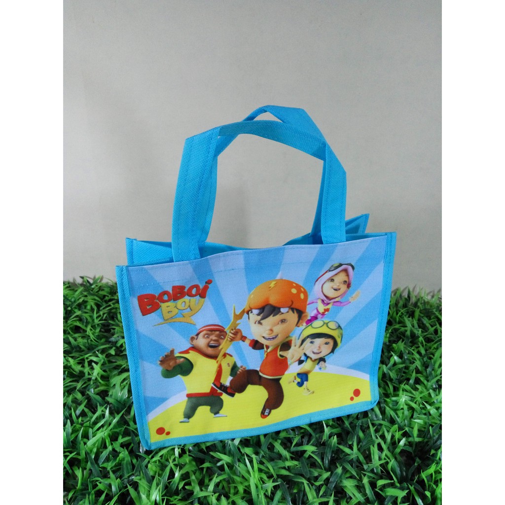 Tas Ultah Boboiboy / Goodie Bag Ulang Tahun Anak Boboiboy / Tas Souvenir Ultah Boboiboy