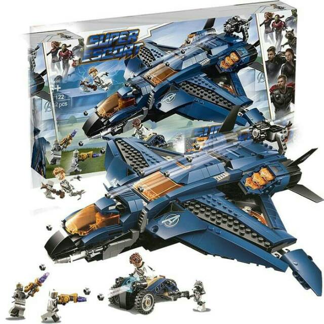 Lepin07121 Marvel Avengers EndGame Ultimate Quinjet Building Block