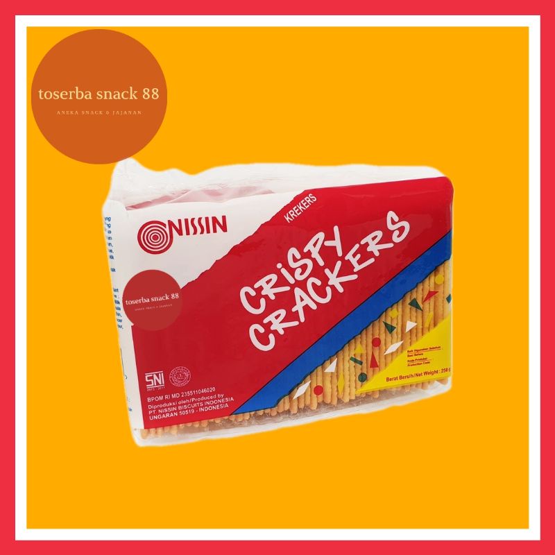 

CRISPY CRACKERS/Nissin Crackers Crispy Gurih & Renyah (250 gram)