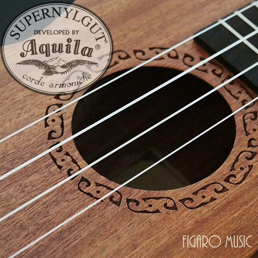 Senar Ukulele Merk Aquila Putih Super Nylgut 1 Set Isi 4 Senar Indonesia