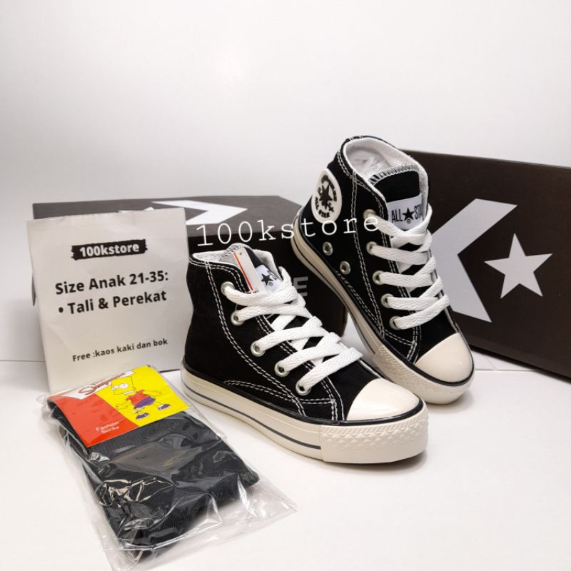 Sepatu Anak Laki Laki Sneakers Anak Converse 70s high Anak Laki dan Perempuan