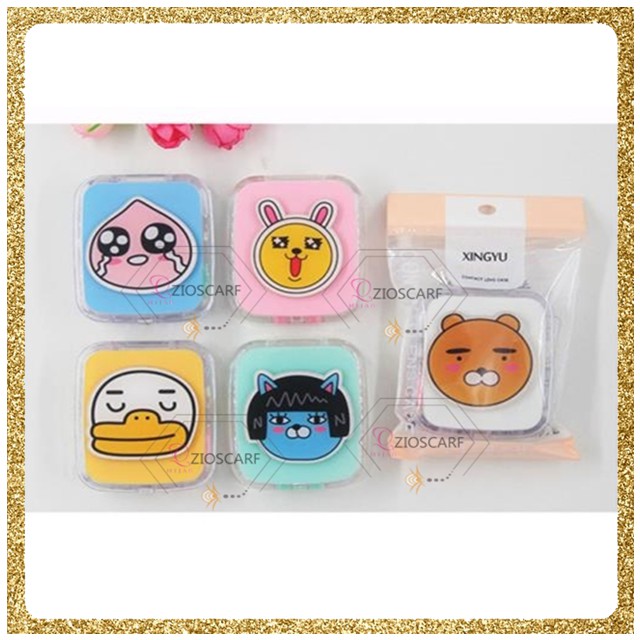 [COD] Tempat softlens kakao friends 3d kotak softlens kakao friends unik lucu grosir KSB-1 ~ KSB-5