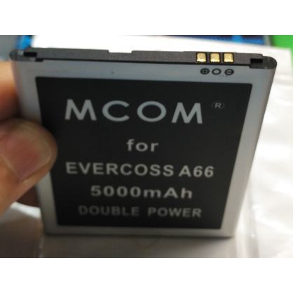 Battery Batre Baterai Double Power Mcom Cross Evercoss A66