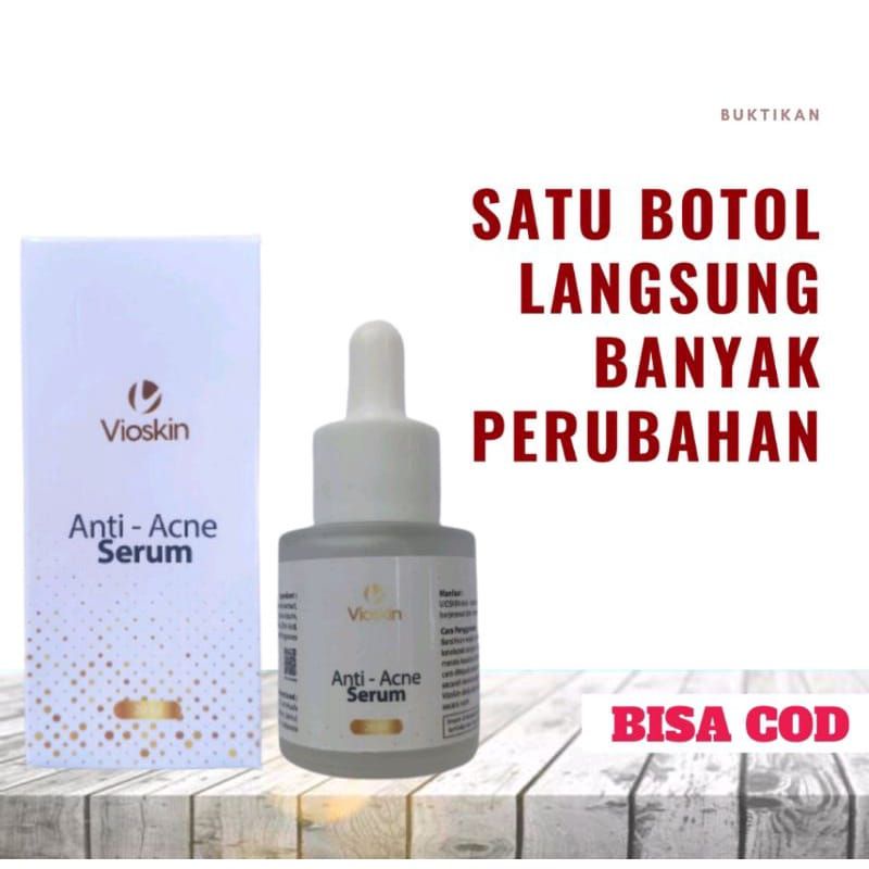 VIOSKIN Anti Acne Serum Penghilang JERAWAT NODA WAJAH Wanita Pria BPOM