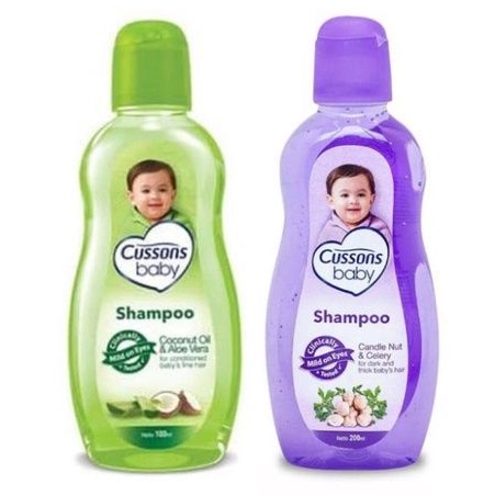 Cussons Baby Shampoo 200ml - Cusson Shampo Kemiri Bayi - Sampo Kemiri Rambut Bayi