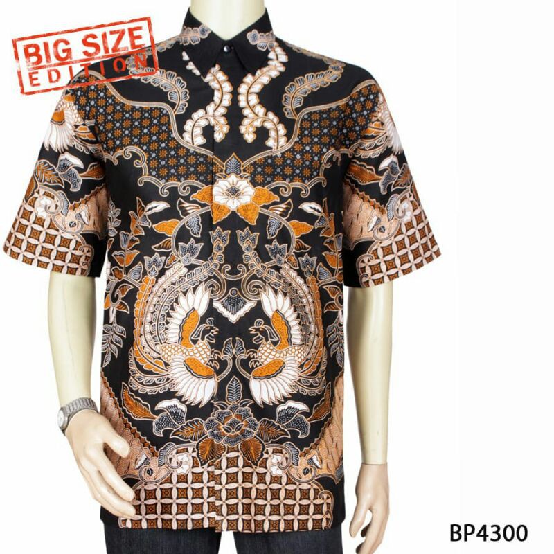 Kemeja Batik Pria Big Size/Jumbo 4300