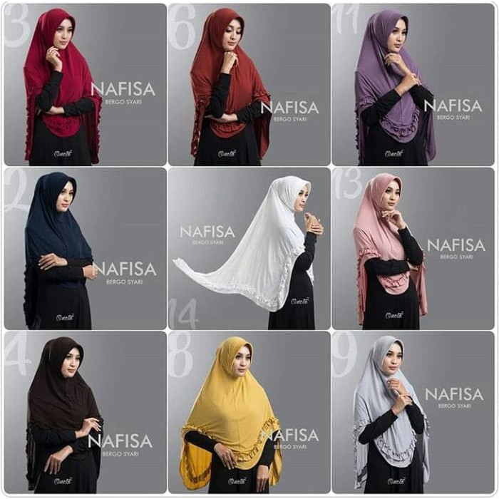Hijab Jilbab Instan Bergo Nafisa