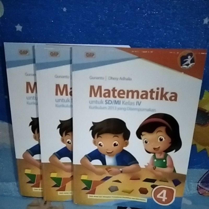 Jual Buku Siswa Matematika Untuk SD / MI Kelas 4 GAP | Shopee Indonesia